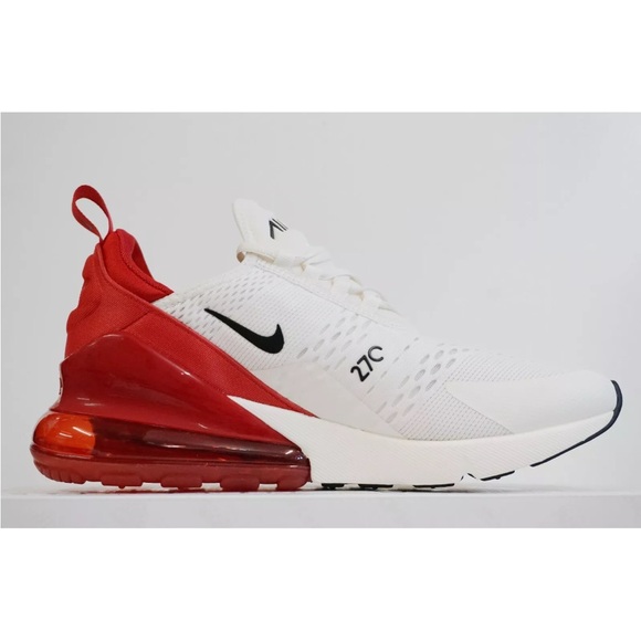 Nike Air Max 270 ‘Sail Gym Red’ AH6789-606 Women’s No-Lid Ships Now New - Picture 2 of 10